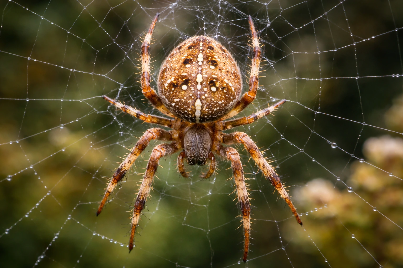 Krzyżak ogrodowy (Araneus diadematus)