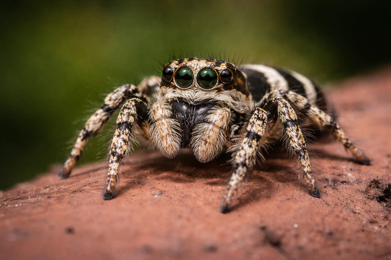 Koń (Salticus scenicus – „koń arlekin”)