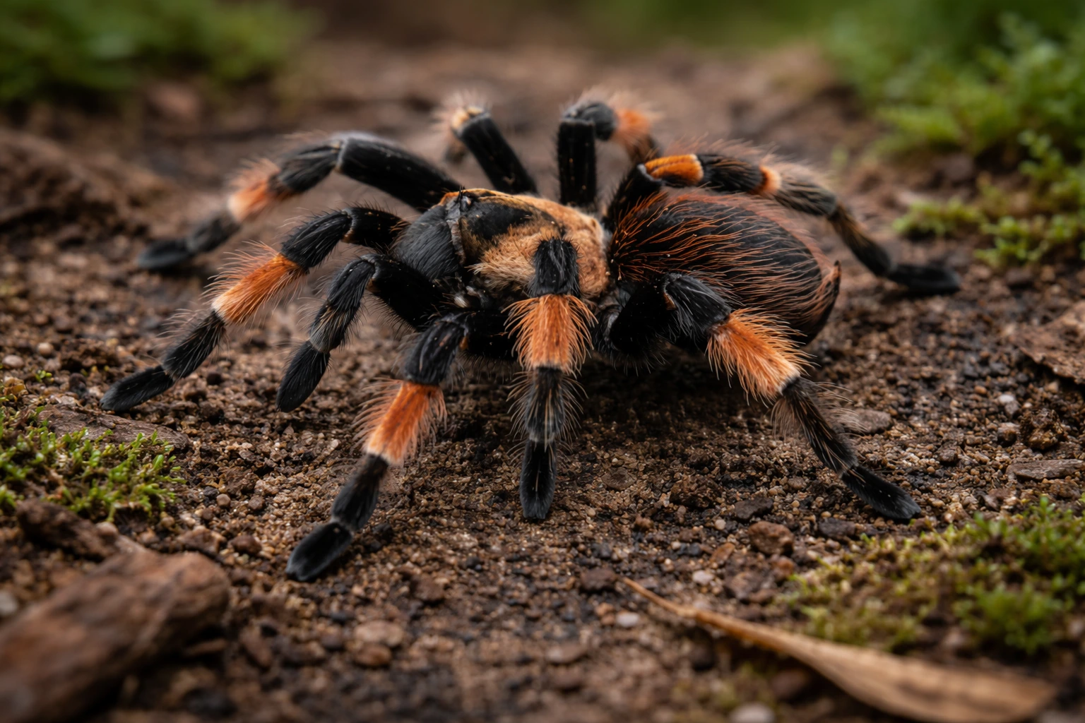 2) Brachypelma emilia – NW, naziemny